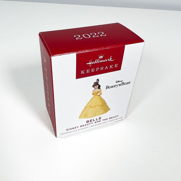 Mini Disney Beauty and the Beast BELLE HALLMARK KEEPSAKE Ornament, 1.25" NEW! - Picture 1 of 5